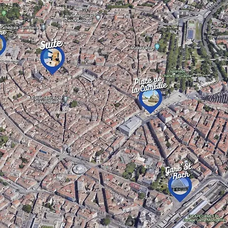 Perle Bleue - Charme & Serenite Hyper-centre * Монпелье